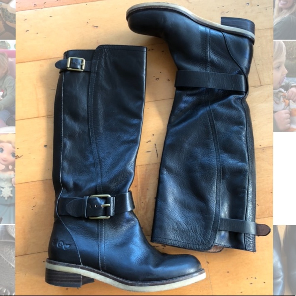 Lucky Brand Black Knee Boots 8